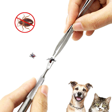 2pcs/Set  Pet Flea Treatment Tick Removal Tool Set Fork Tweezers Clip for Dog Cat Supplies 2024 - compre barato