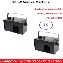 2Pcs 500W Mist Haze Machine 1.5L Fog Machine DMX 512 Smoke Machine DJ /Bar /Party /Show /Stage Light DMX Stage Machine Fogger 2024 - buy cheap