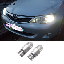 2 led w5w-luzes para carro, iluminação para estacionamento, 12v, para subaru forester, outback, tribeca, fiat, impreza, legacy, xv 2024 - compre barato