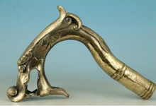 Scy 3017 +++ bronze bronze puro cobre avulso avulso boa sorte cabeça vara caminhada grande chinês artesanal esculpido dragão coletar st 2024 - compre barato
