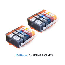 10pcs PGI 425 CLI426 Ink Cartridge With Chip For Canon PIXMA Ip4840 Ip4940 Mg5240 Mg5140 Mg5340 Mx884 Mx714 Mx894 PGI425 PGI-425 2024 - buy cheap