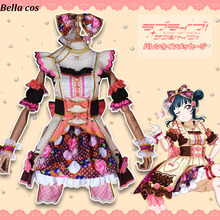 Lovelive-Disfraz de luz del sol Aqours Tsushima Yoshiko, vestido de San Valentín con Chocolate, ropa de Anime lolita unifrom 2024 - compra barato