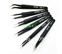 6pcs ESD Anti-Static Stainless Steel Tweezer Set Tweezers Maintenance Tools Kit 2024 - buy cheap