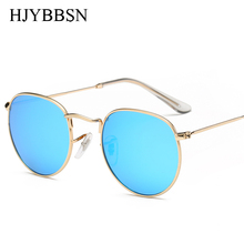 Pink classic Round Sunglasses Women men female brand Metal Frames Mirror Lenses Sun Glasses For women retro Male retro de sol 2024 - buy cheap