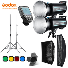 Godox QS800II 2x 800Ws Photo Studio Flash Lighting,XPRO Trigger,Softbox,280cm Light Stand,Barn Door,Flash built-in Receivers 2024 - buy cheap