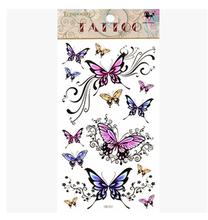 Butterfly Pattern Nontoxic Removable Waterproof Body Tattoo Stickers Body Art Designer Temporary Tattoo 2024 - купить недорого