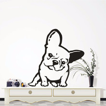 Calcomanías de pared francesas en 3D, vinilo adhesivo de Bulldog, diseño de perro preferido, decoración del hogar, Mural de Arte de pared Interior francés A005 2024 - compra barato