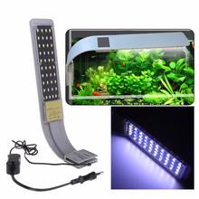 Aquarium Light 15W EU Plug Fish Tank 40 LED Temperature Touch Screen High Brightness Lightings Bar for Fish Aquatic Pet C42 2024 - buy cheap