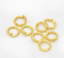 DoreenBeads-anillo abierto de 4mm de diámetro, 1800 Uds., color dorado, accesorios (B00558), yiwu 2024 - compra barato