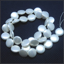 35pcs nature shell beads white shell mother of pearl size 12mm round shape diy beads accessories jewelry finttings 2024 - buy cheap