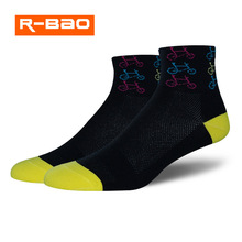 Breathable Cycling Socks Sweat Releasing Anti-Odor Sports Socks Calcetines for Women Riding Running Hiking Badminton Tennis 2024 - buy cheap