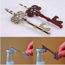 Key Shape Beer Bottle Opener Key Ring Metal Bronze/Silver Portable Gifts Vintage Retro Keychain Opener 2024 - buy cheap