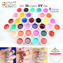 Gdcoco 86153-gel para pintura, esmalte em gel uv, várias cores, 5ml, esmalte em gel puro para pintar unhas, várias cores 2024 - compre barato