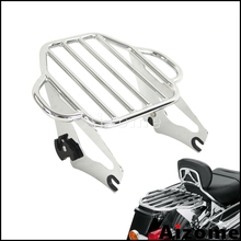 For 2009-16 Harley Touring Rear Seat Luggage Rack Steel Tour Pak Motorcycle Luggage Support Shelf Fit FLHR FLHT FLHX FLTR FLHXSE 2024 - buy cheap