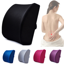 Soft Memory Foam Lumbar Support Back Massager Waist Cushion Pillow for Chairs In The Car Seat Pillows Home Office Relieve Pain 2024 - buy cheap