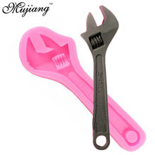 Mujiang 3D Baking Mould Spanner Silicone Mold Candy Chocolate Mold Sugarcraft Fondant Cake Decorating Tools Soap Clay Molds 2024 - buy cheap