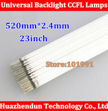 Флуоресцентные лампы CCFL, 50 шт./лот, 520*2,4 мм, для широкоформатного ЖК-монитора 23 дюйма, 520 мм 2024 - купить недорого