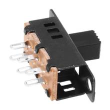 10Pcs High Knob 6 Pin 3 Position DPDT Panel Slide Switch 0.5A 50V DC 2024 - buy cheap