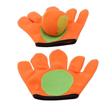 1Set Small/large Gloves Sticky Ball Children Sucker Racket Gloves Sticky Ball Throw Ball Exercise Training 777893 2024 - buy cheap