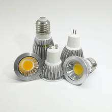 E14 E27 GU10 LED Bulb lamp 110V 220V 3W 5W 7W 9W MR16 LED Dimmable COB LED Spot light Aluminum AC85V-265V GU5.3 Spotlight