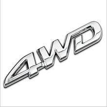 1 Pcs 3D Car RAV4 AWD Metal Emblem Decal Sticker Badge car emblem stick car body stick  Car Styling 2024 - buy cheap