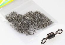 200pcs Ball Bearing Swivel Solid Rings Fishing Connector Rolling Fishing Hooks Swivels 2024 - buy cheap