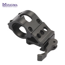 45 Offset Tactical Flashlight Ring Mount 1" 25.4mm Ring for 20mm Picatinny Rail Weaver Quick Release Base Hunting Caza 2024 - buy cheap
