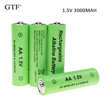 4pcs 1.5V 3000mah AA Battery alkaline Rechargeable Battery for Flashlight rechargeable Battery Portable LED powerbank cr123a 2024 - buy cheap