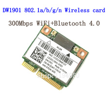 Оригинальная беспроводная карта DW1901 AR5B22 300M Bluetooth + 4,0 2 mini half PCI-E 2024 - купить недорого