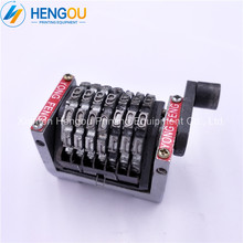 4 Pieces New Horizontal Forward 7 Digits Numbering Machine for Heidelberg GTO46 GTO52, last three bits can adjustable 2024 - buy cheap