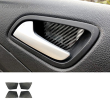 Adesivo para porta interna e automóveis, em fibra de carbono, 4 tamanhos, acessórios automotivos, para ford kuga escape, 1999-2006, c1216 2024 - compre barato
