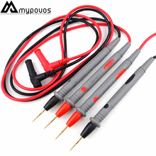 Sonda de punta de aguja de PVC de 20a y 1000V, cables de prueba, pasadores, multímetro Digital Universal, probador, Cable de lápiz de sonda de plomo 2024 - compra barato