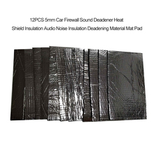 12PCS 5mm Car Firewall Sound Deadener Heat Shield Insulation Audio Noise Insulation Deadening Material Mat Pad 2024 - buy cheap