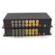 Transmisor y receptor de medios ópticos de fibra de datos, alta calidad, 8 canales, vídeo/Audio/RS485, 1310/1550 S/M, 20Km 2024 - compra barato