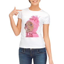 Super Cute pug chiahuahu Fashion Animal T-Shirt Women Pug Chihuahua print T Shirt Summer High Quality Brand Tee Tops 2024 - buy cheap