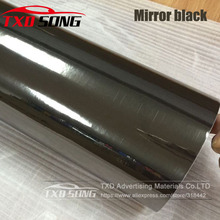 SIZE 50CM*100CM TO 500CM/LOT High stretchable Glossy mirror Black Chrome Mirror flexible Vinyl Wrap Chrome mirror vinyl film 2024 - buy cheap