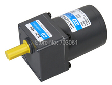 70mm 15W AC gear motor single-phase motor output speed 54 rpm reducer ratio 25  220v 2024 - buy cheap