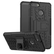 For Huawei Y9 2018 Shockproof Rubber PC+TPU Hybrid Case Cover For Huawei Enjoy 8 Plus Case Heavy Duty Armor 2024 - buy cheap