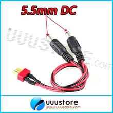 T-tipo t conectado cabo de alimentação dc para 5.5mm dc conector 20cm para rc fpv livre shiping 2024 - compre barato