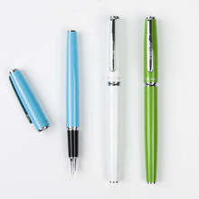 Conjunto de canetas tinteiro de metal 0.38mm, canetas tinteiro, papelaria, presente completo de negócios, escrita, caligrafia, materiais de escritório 2024 - compre barato
