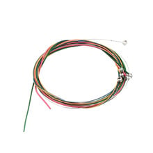 6pcs Multi Color 1-6 E B G D A E Rainbow Colorful Strings Set for Acoustic Guitar Hot Selling!! 2024 - buy cheap