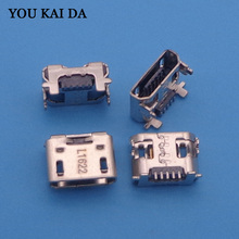 5pcs Mini Micro USB Charging Port Connector socket power plug dock 5pin female repair parts for LISTING 2X Verizon Ellipsis 8 2024 - buy cheap