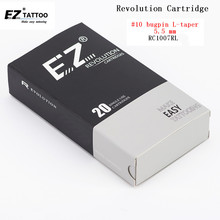 RC1007RL EZ Sterilized Tattoo Needles Revolution Cartridge Round Liners #10 0.30mm for machine and grips 20 pcs /box