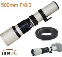 Jintu-lente fotográfica, 500mm, f8, canon, eos, 60d, xt, xti, 550d, 2200d, 4000d, 750d, 77d, 800d, 70d, 80d, 6dii, 7dii, câmera dslr 2024 - compre barato