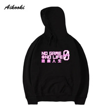 Aikooki NO GAME NO LIFE brand clothing cotton hoodies sweatshirts women/men hip hop Autumn Spring tracksuits Hooded Sweatshirts 2024 - buy cheap