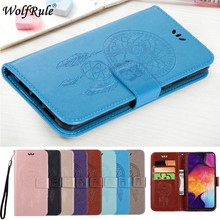 Case For Samsung Galaxy A50 Case Owl Fashion Wallet Leather Case For Samsung A50 A505FN/DS Luxury Flip Phone Bag For SM-A505F/DS 2024 - buy cheap