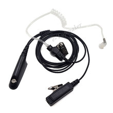 Xqf-fone de ouvido de vigilância com tubo de ar, ptt, microfone, headset, motorola cb radio gp328 gp380 pro5150 ht750 gp340, walkie talkie 2024 - compre barato
