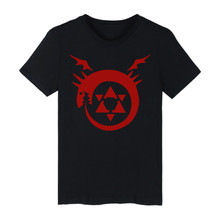 Fullmetal Alchemist Anime Printed tshirt T-shirt Men Women Harajuku Crewneck T shirt Camisetas 4XL plus size Mens T shirts Tops 2024 - buy cheap