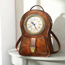 Оригинальная сумка с будильником, имитация часов в ретро стиле, модная женская сумка на плечо, сумки, Прямая поставка 2024 - купить недорого