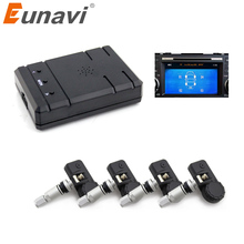 Eunavi Smart Car TPMS Tyre Pressure System Auto Security Alarm Systems for Car DVD video in internal sensors 2024 - buy cheap